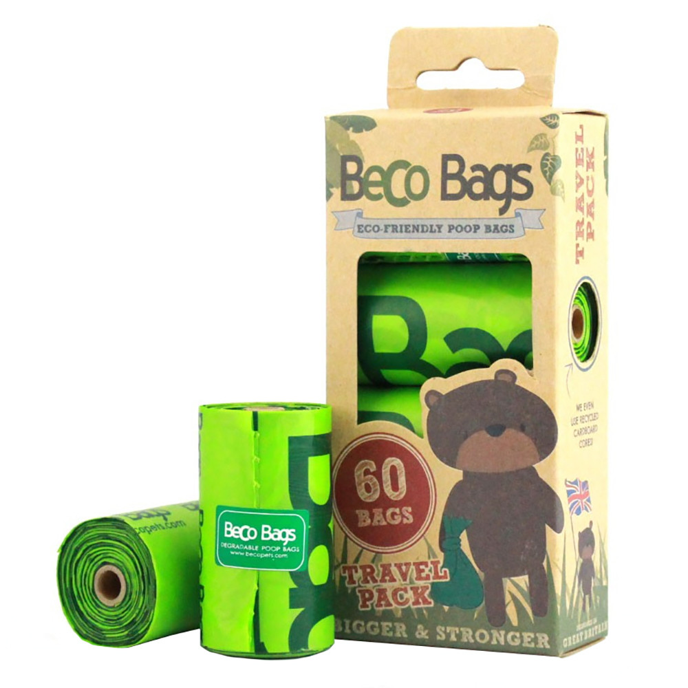 Paquete De Rollos De Bolsas Biodegradables Para Desechos De Perro Beco