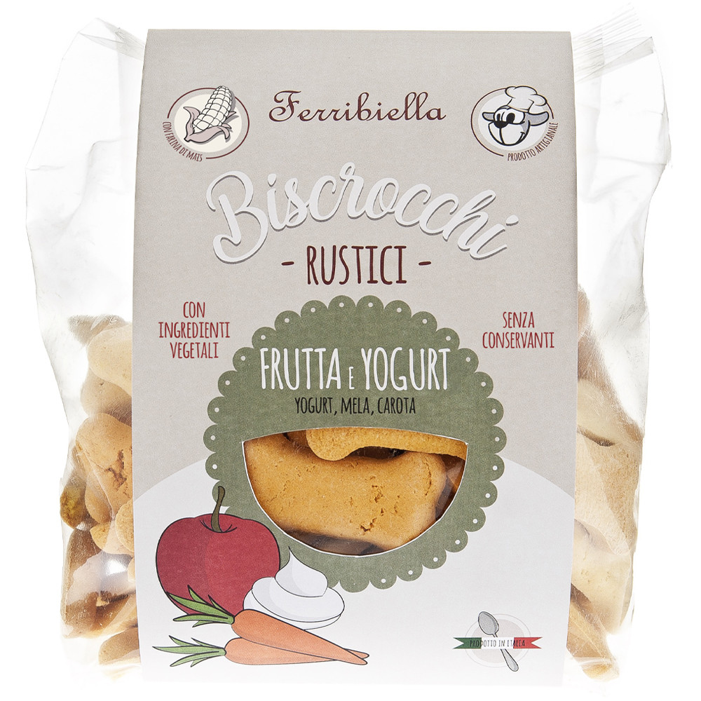 Galletas Vegetales De Fruta Y Yogur Para Perros Ferribiella Rustici