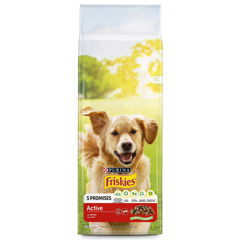 Pienso Para Perros Friskies Active Adulto Vaca