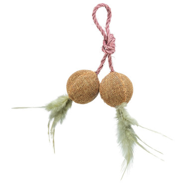 Pelota doble con Catnip