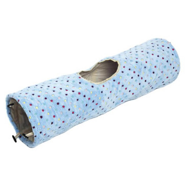 Túnel de tela de peluche...