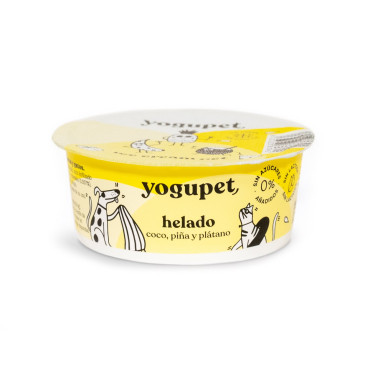 Helado de coco, piña y...