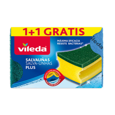 Fregona salva-uñas verde...