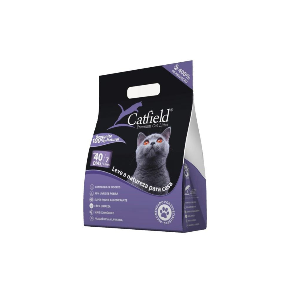 CatField Premium Litter - Lavanda 7Lt