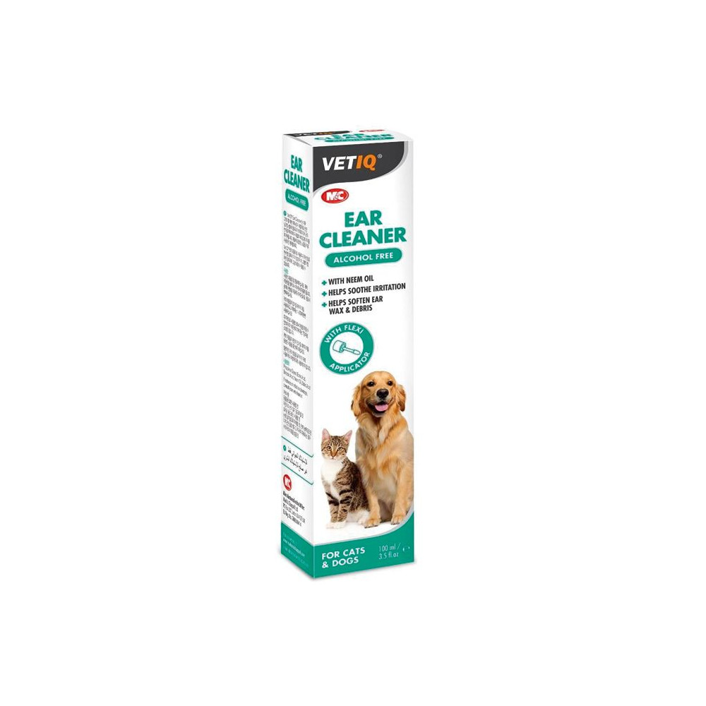 Ear Cleaner p/ Cães e Gatos (VetIQ) 100ml
