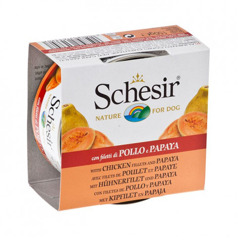 Schesir Cão - Frango e Mamão 150gr