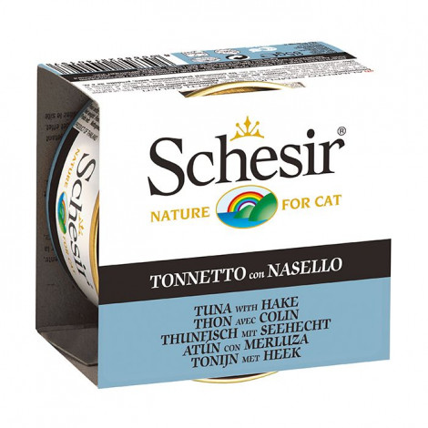 Schesir Gato - Atum e Pescada 85gr