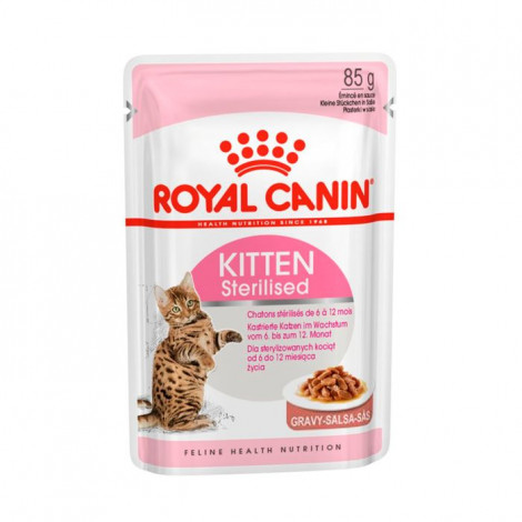 Ração para gato Royal Canin Wet Kitten Sterilised Gravy
