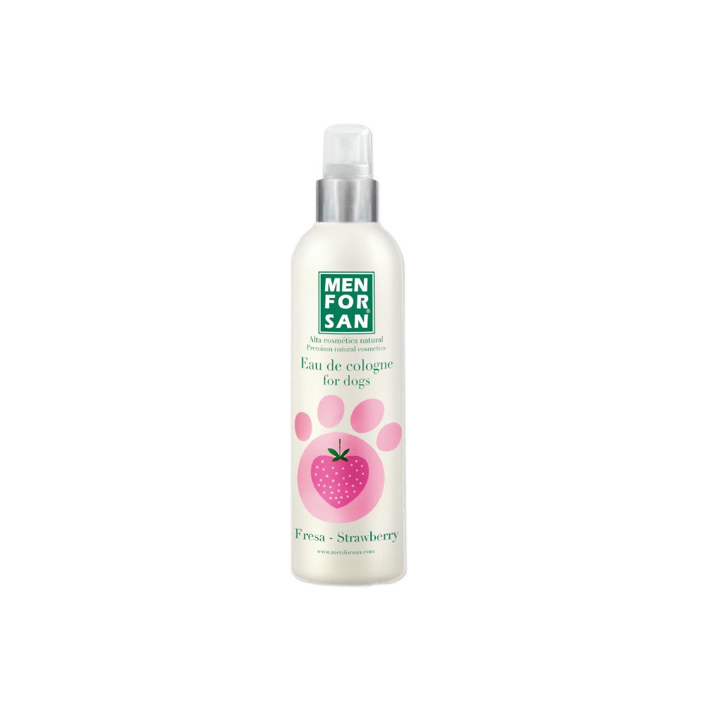 Men for San - Colónia p/ Cães de Aroma a Morango 125ml Men for San - Colónia p/ Cães de Aroma a Morango 125ml