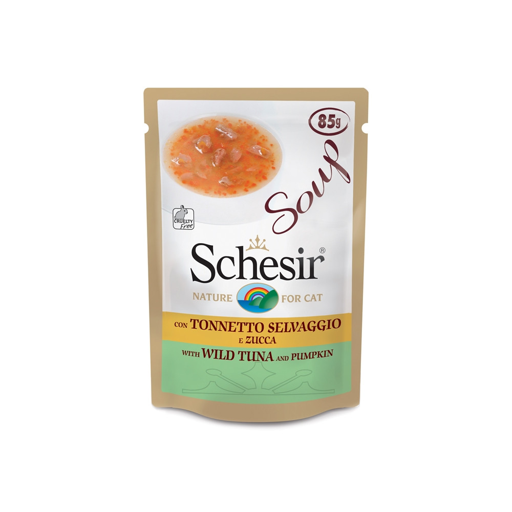 Schesir Gato Sopa Atum e Abóbora 85gr