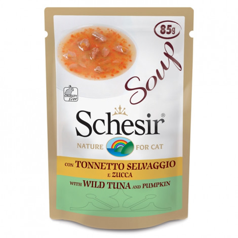 Schesir Gato Sopa Atum e Abóbora 85gr