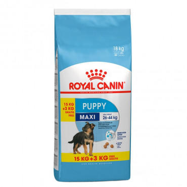 Royal Canin - Maxi Puppy 15Kg + 3Kg OFERTA