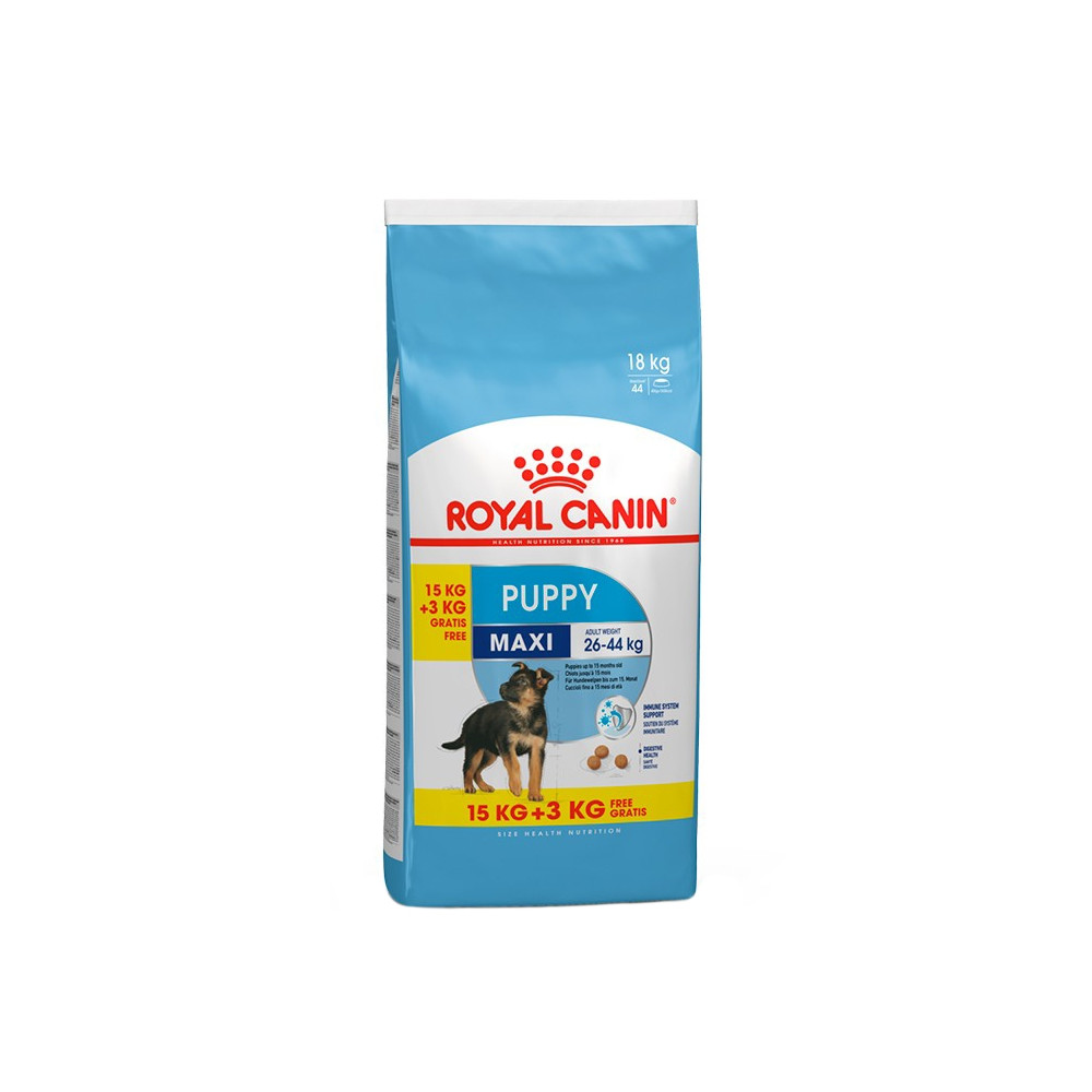 Royal Canin - Maxi Puppy 15Kg + 3Kg OFERTA Royal Canin - Maxi Puppy 15Kg + 3Kg OFERTA