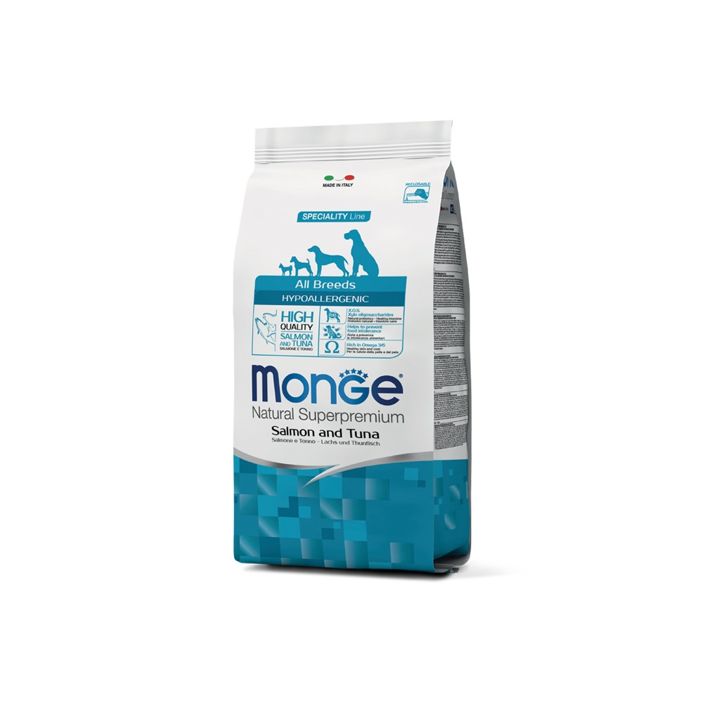 Monge Hipoalergénica Cão Adulto Salmão e atum Monge Hipoalergénica Cão Adulto Salmão e atum