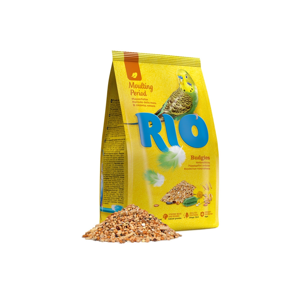 Rio - Alimento p/ Periquitos - Período de Muda 1Kg