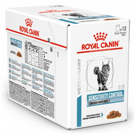 Royal Canin Sensitivity Control Húmida Gato Adulto Frango com arroz