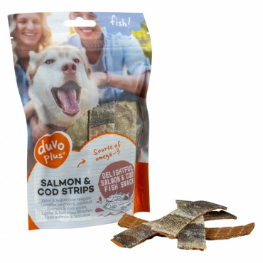 Tiras de Salmão e Bacalhau 150gr