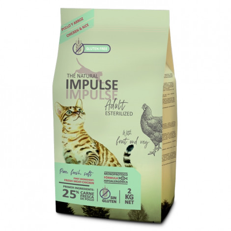 The Natural Impulse Gato Adulto Esterilizado - Frango