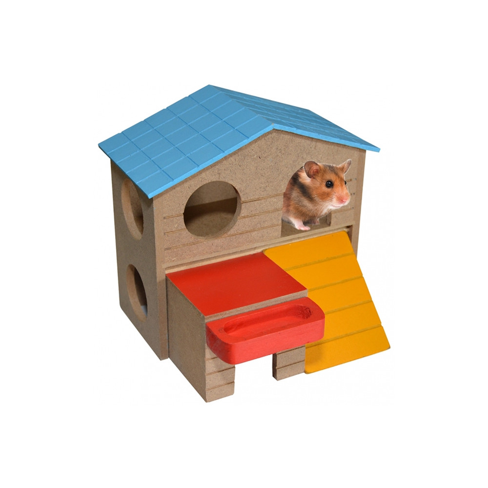 Duvo+ Casa Villa de madeira para roedores
