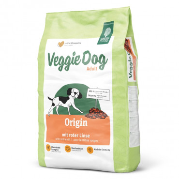 Green Petfood VeggieDog Origin Cão Adulto - Lentilha vermelha