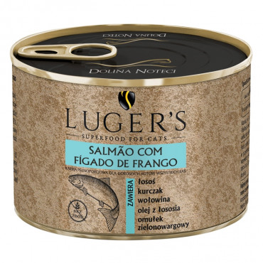 Luger's Húmida Gato - Salmão e fígado de frango