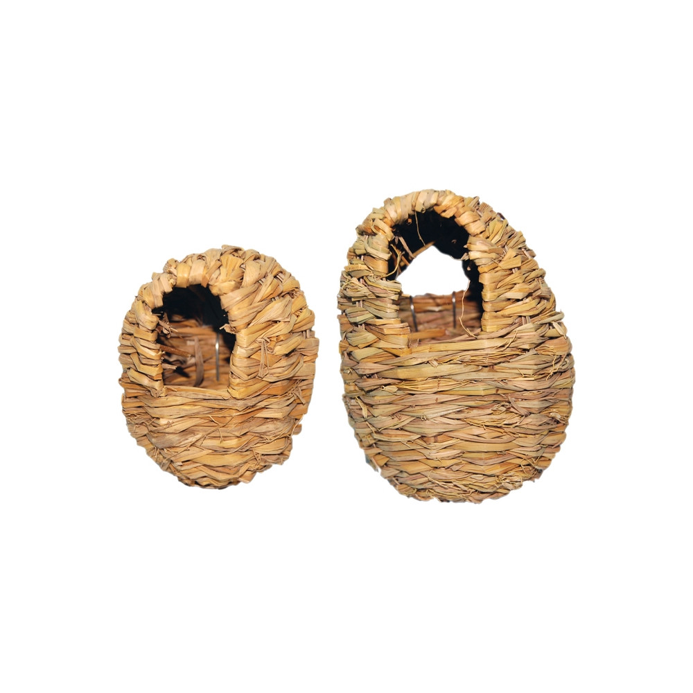 Ninho oval em sisal para exóticos