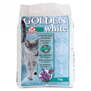 Golden Grey White Areia para gato