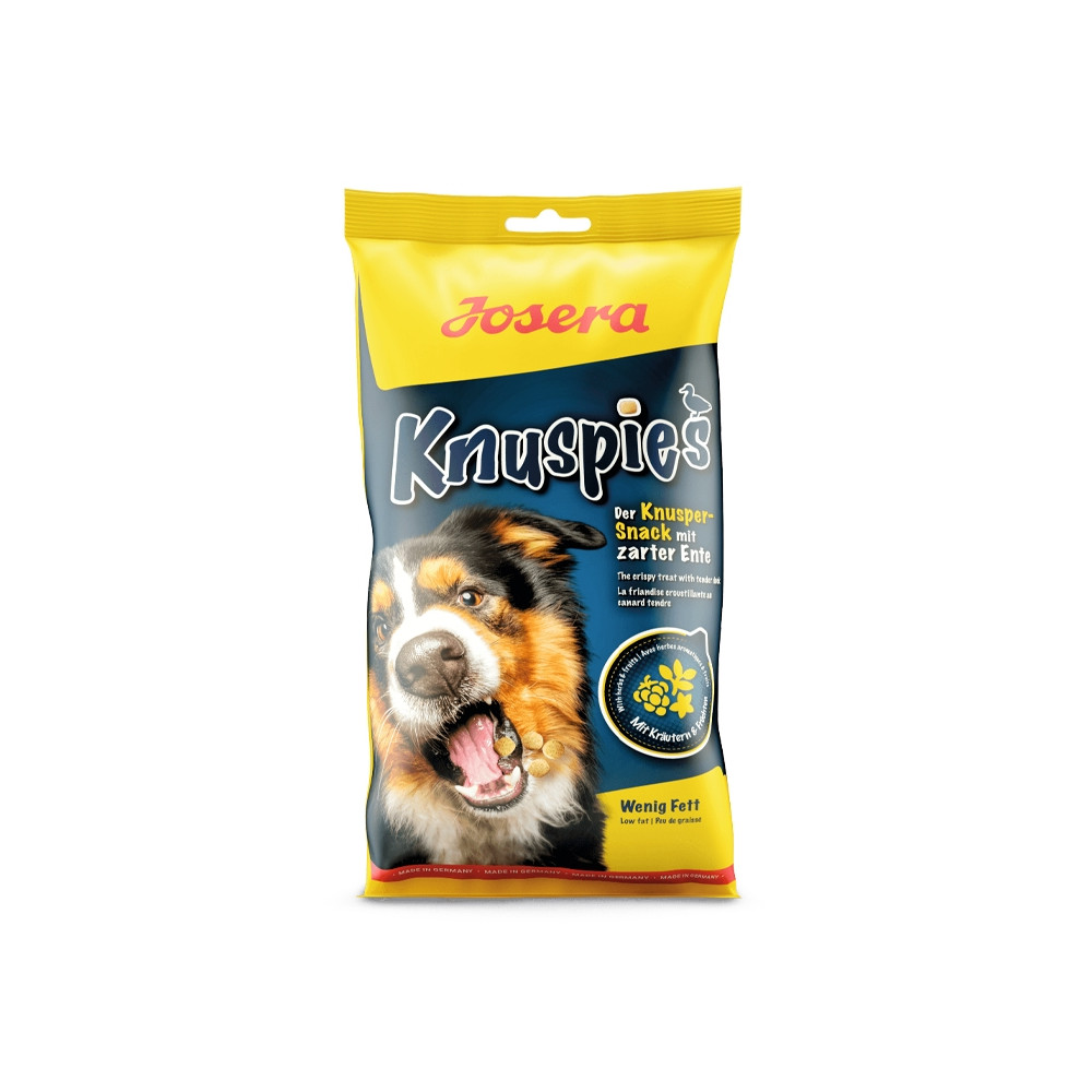 Josera Knuspies Snacks para cão - Pato Josera Knuspies Snacks para cão - Pato