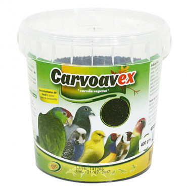 Carbón vegetal para pájaros...