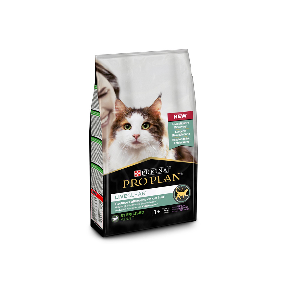 Pienso para gatos Pro Plan Live Clear Sterilised - Pavo