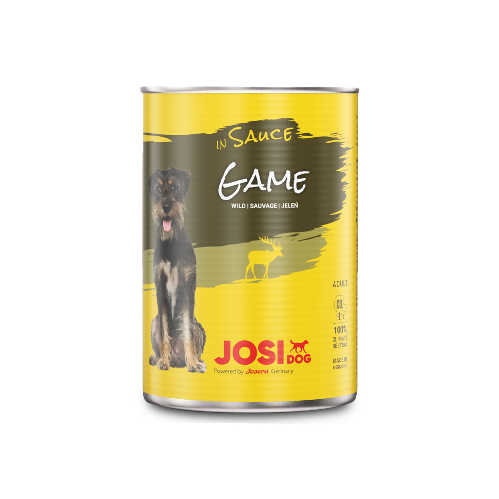 JosiDog Carne de caça em molho para cão