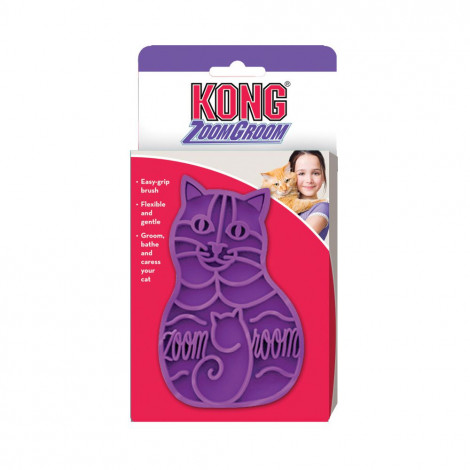 KONG ZoomGroom Escova para gatos