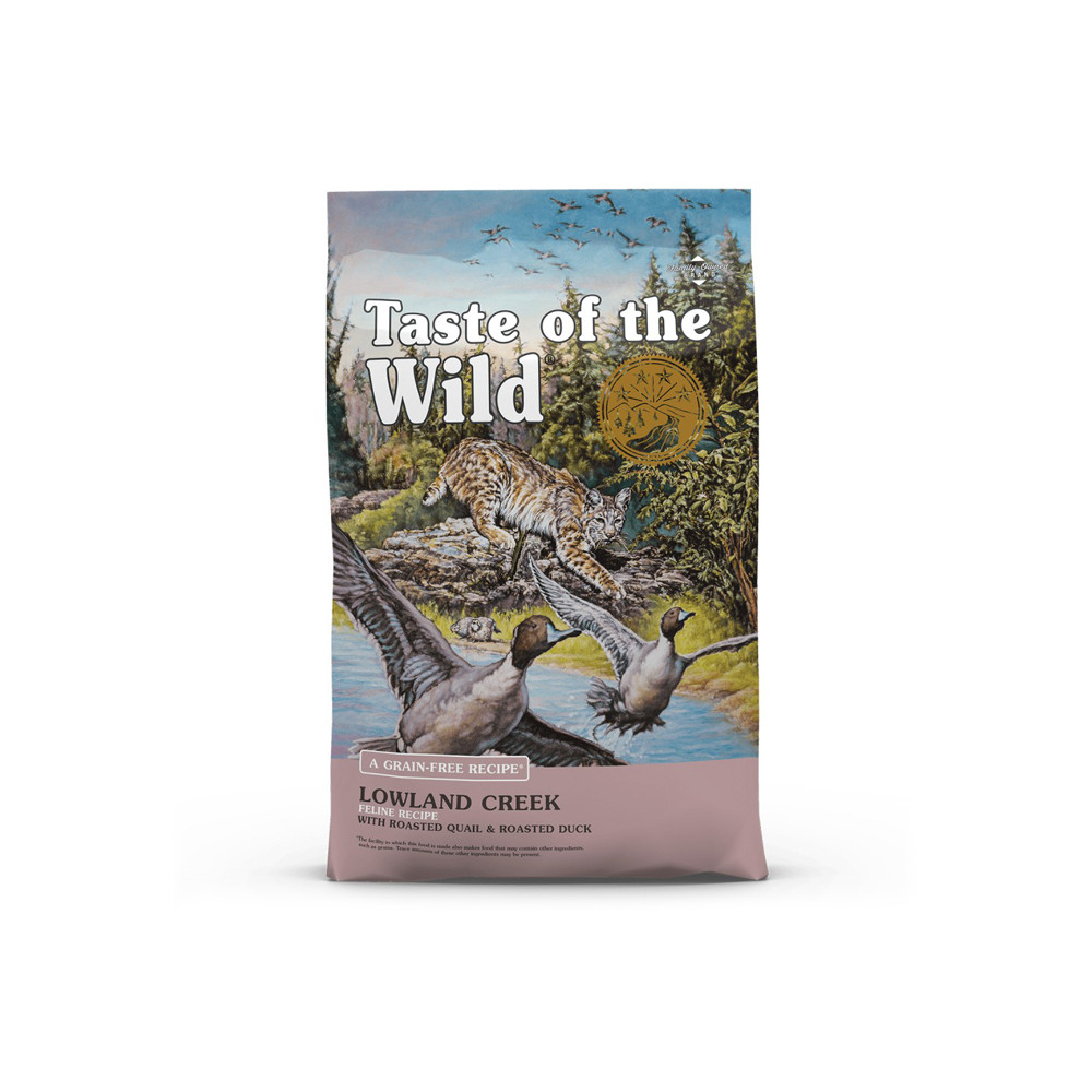 Taste of the Wild Lowland Creek Gato adulto - Codorniz e pato Taste of the Wild Lowland Creek Gato adulto - Codorniz e pato
