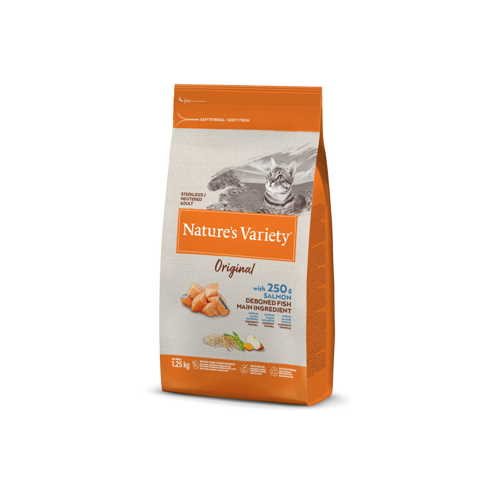 Nature's Variety Original Gato Adulto Esterilizado - Salmão Nature's Variety Original Gato Adulto Esterilizado - Salmão