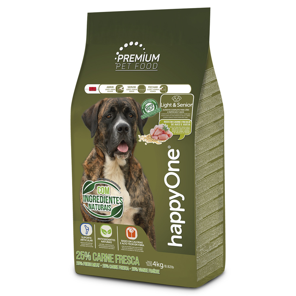 happyOne Premium Cão Light & Senior