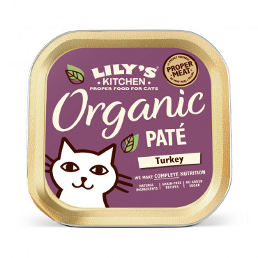Lily's Kitchen Organic Gato adulto - Patê de peru