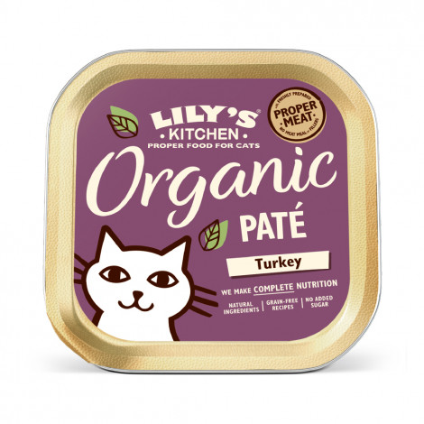 Lily's Kitchen Organic Gato adulto - Patê de peru