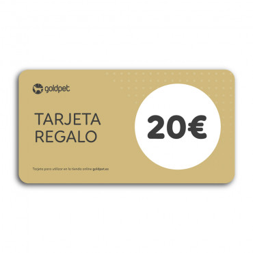 Tarjeta Regalo Goldpet 20€