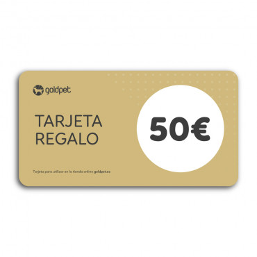 Tarjeta Regalo Goldpet 50€