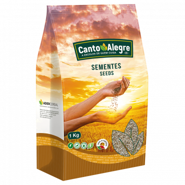 Semillas de lino marrón...