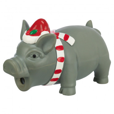 Cerdo de Navidad de látex...