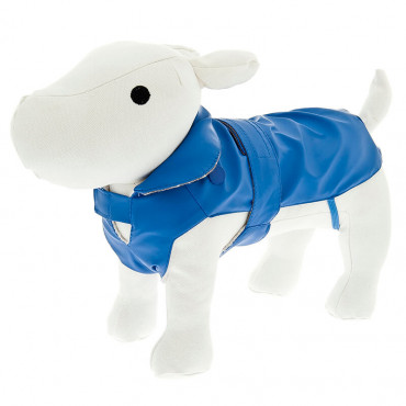 Chaqueta impermeable azul...