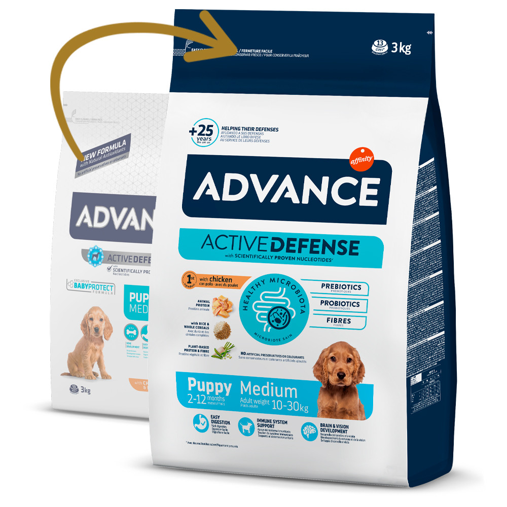 Advance Puppy Medium - Pienso seco para perros medianos - Pollo y arroz