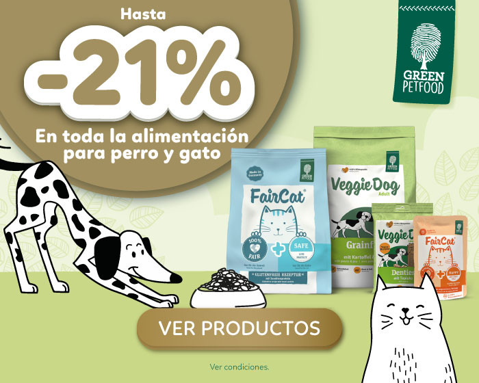 ? Alimentación sostenible, mascotas felices: ¡hasta un 22 % de descuento! ? Goldpet, la tienda favorita de las mascotas.