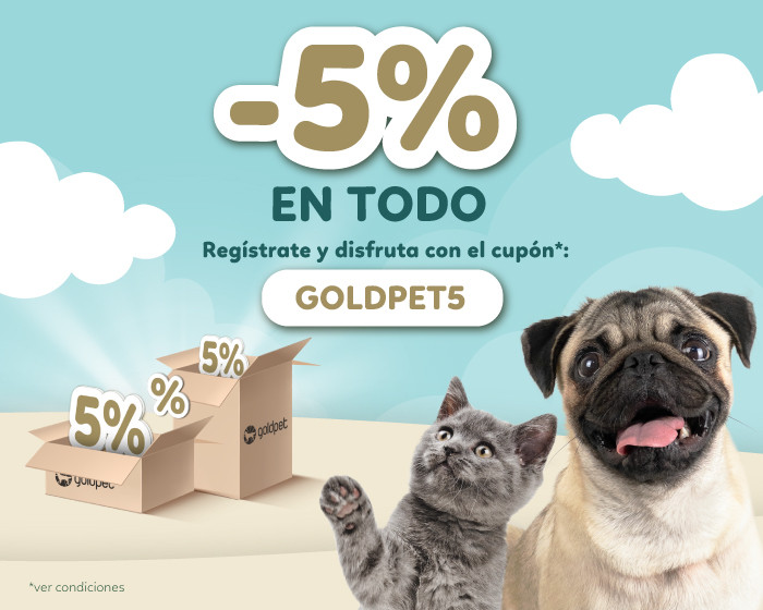 La tienda favorita de las mascotas tiene una oferta para ti. 5% DE DESCUENTO EN TODO.